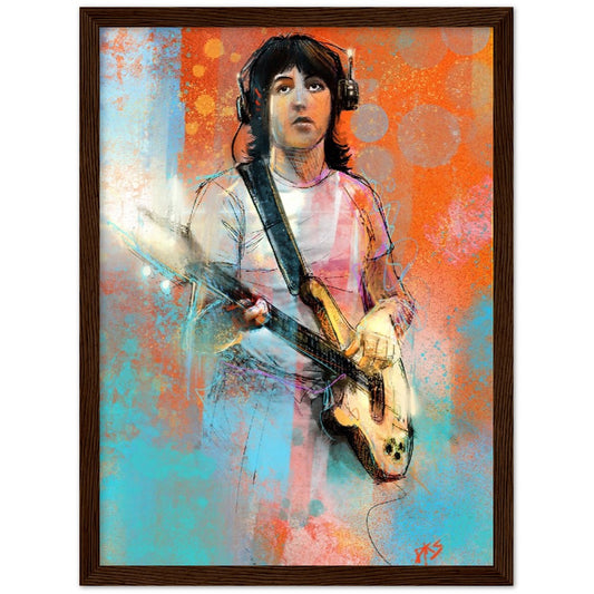 Paul McCartney - By Dave Sylvester - 12x16 Framed Giclée
