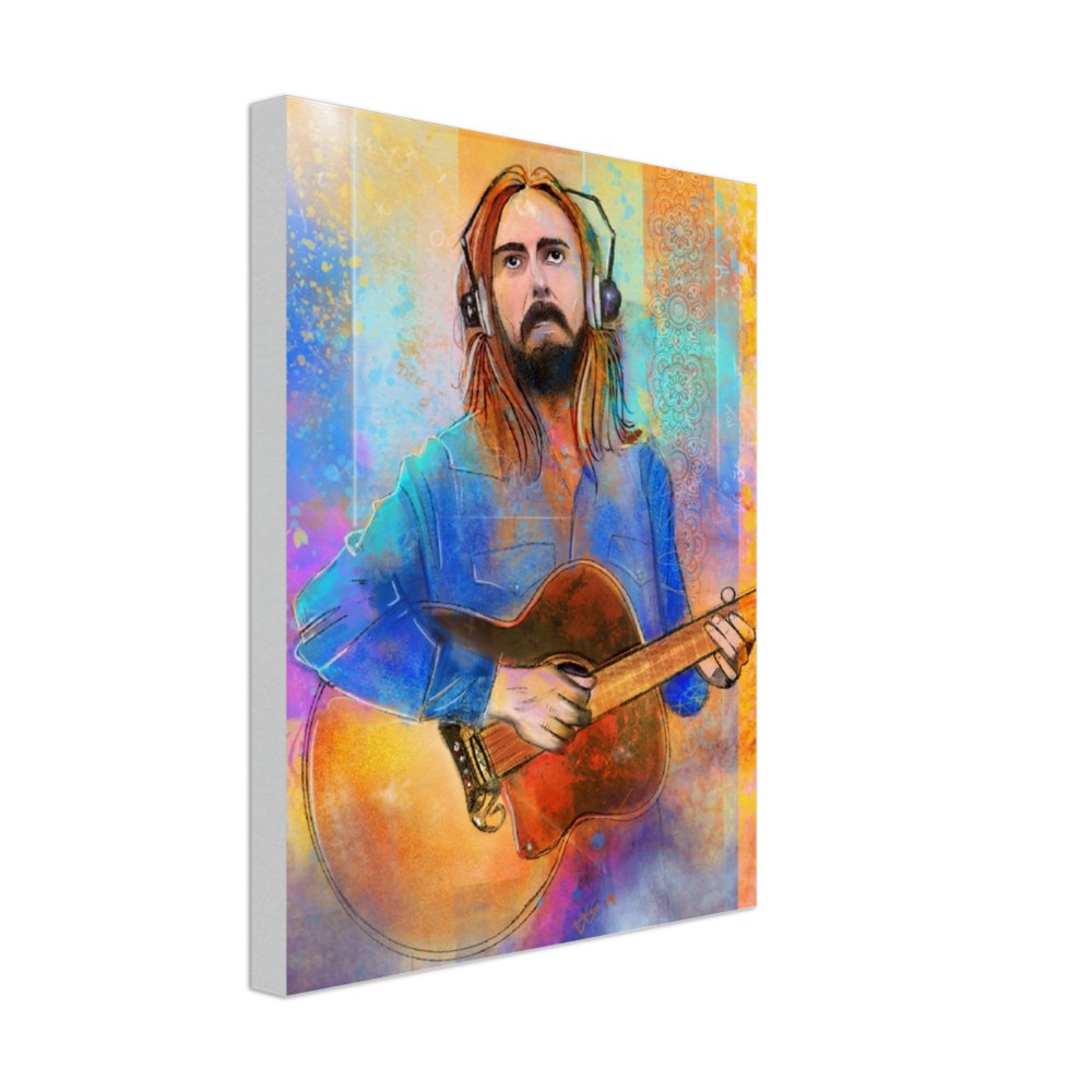George Harrison - By Dave Sylvester - 11x14 Canvas